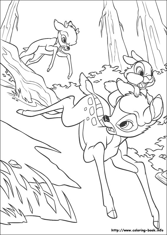 Bambi 2 coloring picture